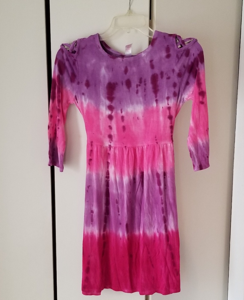 NWT Justice Tie Dye Dress Girls Size 12